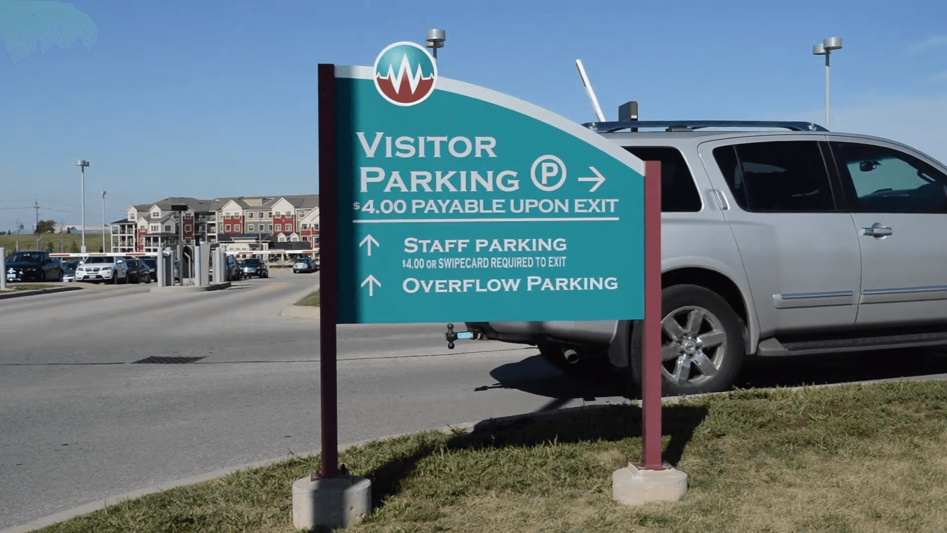 Patient registering for diagnostic imaging at Woodstock Hospital