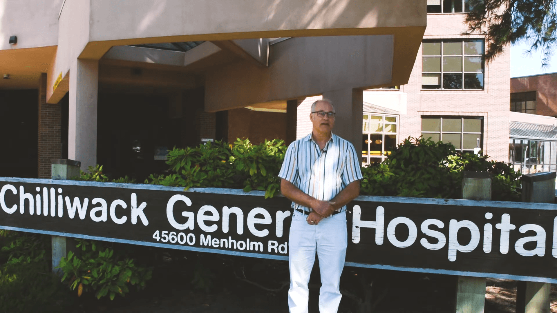 Medical staff member interviewed at Chilliwack General Hospital